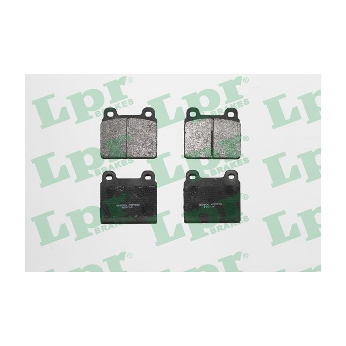 LPR Bremsbelagsatz, Scheibenbremse 05P026