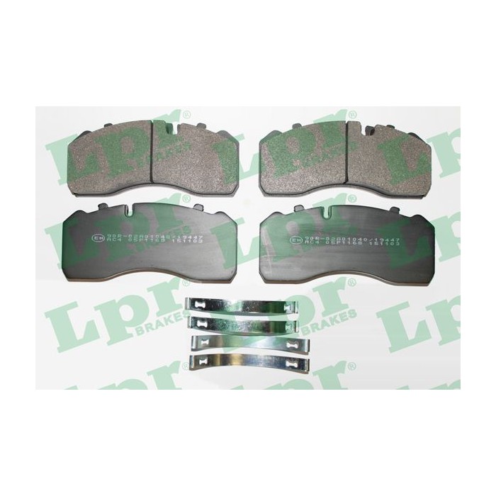 LPR Bremsbelagsatz, Scheibenbremse 05P1168