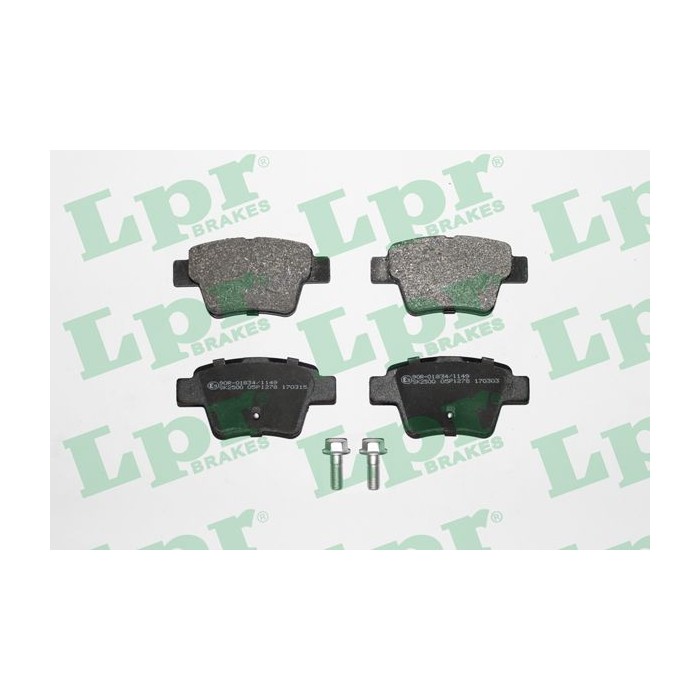 LPR Bremsbelagsatz, Scheibenbremse 05P1278