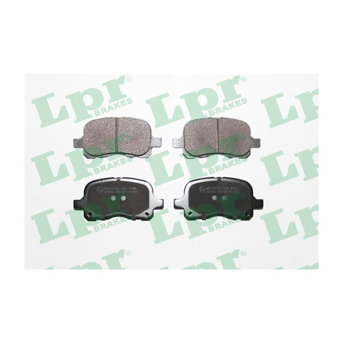 LPR Bremsbelagsatz, Scheibenbremse 05P768