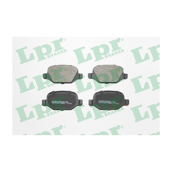 LPR Bremsbelagsatz, Scheibenbremse 05P871