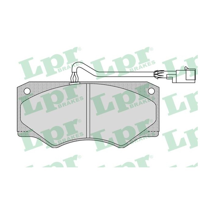 LPR Bremsbelagsatz, Scheibenbremse 05P962