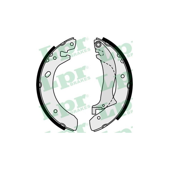 LPR Bremsbackensatz 07510