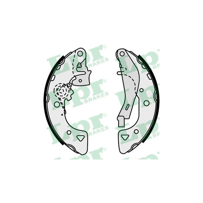 LPR Bremsbackensatz 07540