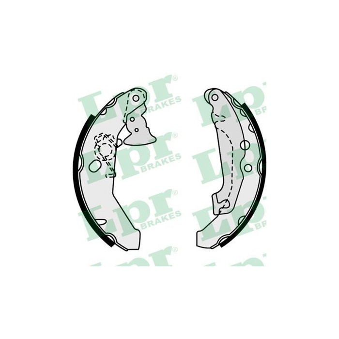 LPR Bremsbackensatz 07560