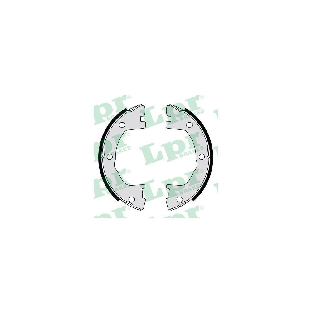 LPR Bremsbackensatz, Feststellbremse 07800