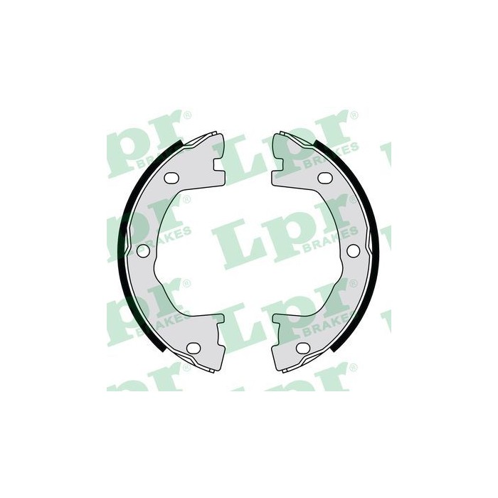 LPR Bremsbackensatz, Feststellbremse 07800