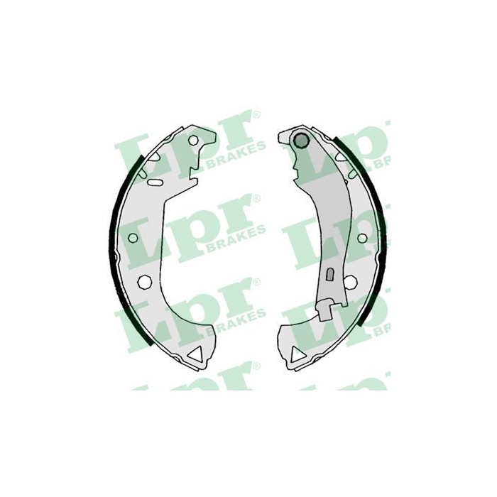 LPR Bremsbackensatz 07810