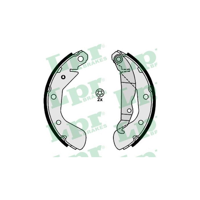 LPR Bremsbackensatz 08120