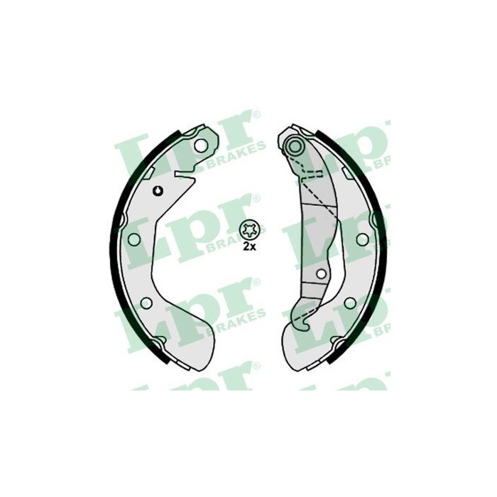 LPR Bremsbackensatz 08130