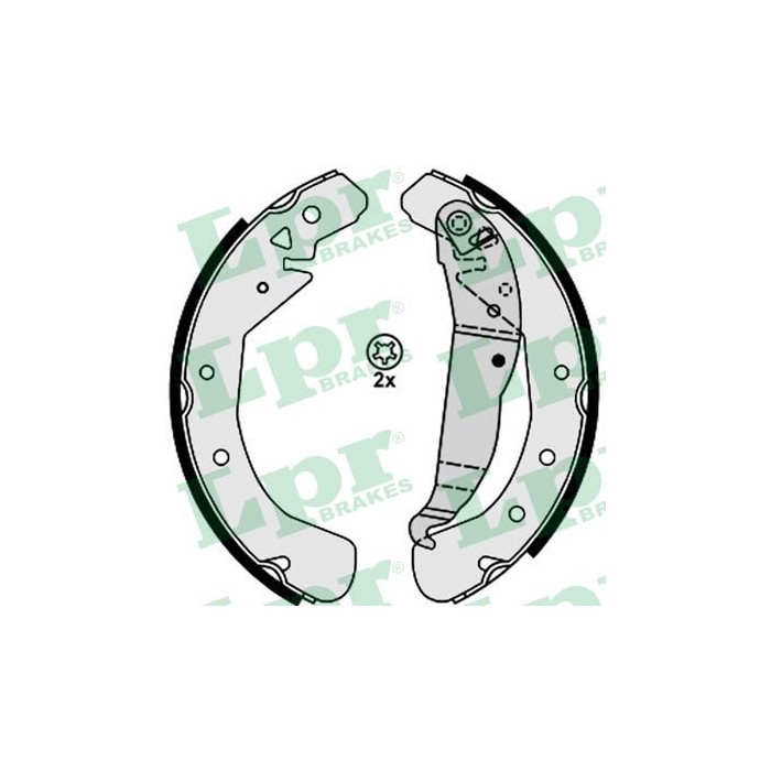 LPR Bremsbackensatz 08210