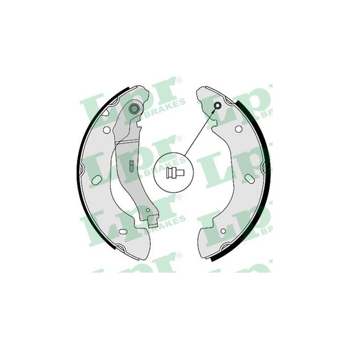 LPR Bremsbackensatz 08580