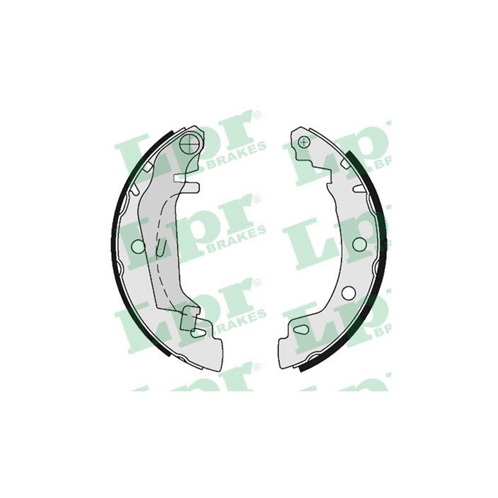 LPR Bremsbackensatz 08750