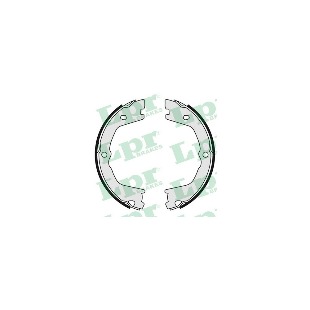 LPR Bremsbackensatz, Feststellbremse 09080