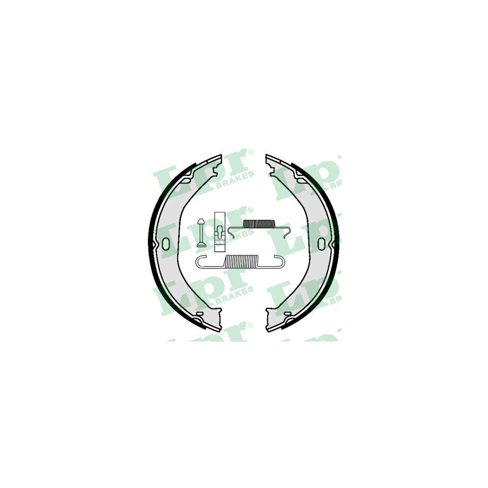 LPR Bremsbackensatz, Feststellbremse 09520K