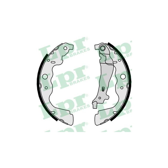 LPR Bremsbackensatz 09890