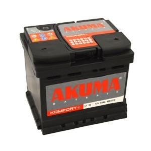 Starterbatterie Batteria auto AKUMA 12V 55Ah 480A