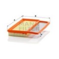 MANN-FILTER Luftfilter C24006