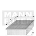 MANN-FILTER Luftfilter C25101