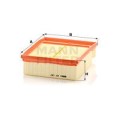MANN-FILTER Luftfilter C27187