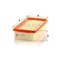 MANN-FILTER Luftfilter C2775