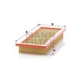 MANN-FILTER Luftfilter C3495