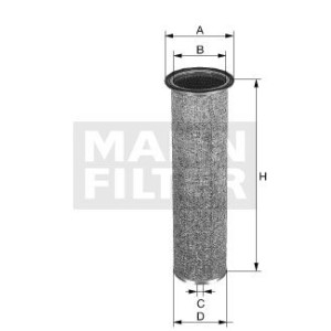 MANN-FILTER Sekundärluftfilter CF19215
