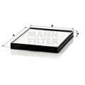 MANN-FILTER Filter, Innenraumluft CU2628