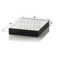 MANN-FILTER Filter, Innenraumluft CU2647