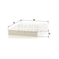 MANN-FILTER Filter, Innenraumluft CU2733