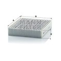 MANN-FILTER Filter, Innenraumluft CUK1830