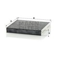 MANN-FILTER Filter, Innenraumluft CUK1919