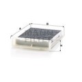 MANN-FILTER Filter, Innenraumluft CUK2317