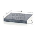 MANN-FILTER Filter, Innenraumluft CUK2362