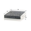 MANN-FILTER Filter, Innenraumluft CUK2533-2
