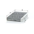 MANN-FILTER Filter, Innenraumluft CUK2747