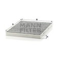 MANN-FILTER Filter, Innenraumluft CUK3142