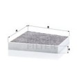 MANN-FILTER Filter, Innenraumluft CUK3172