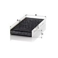 MANN-FILTER Filter, Innenraumluft CUK3847