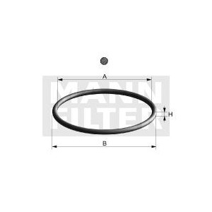 MANN-FILTER Dichtung, Ölfilter Di007-00