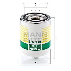 MANN-FILTER Lufttrocknerpatrone, Druckluftanlage TB1374/3x