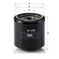 MANN-FILTER Ölfilter W1228