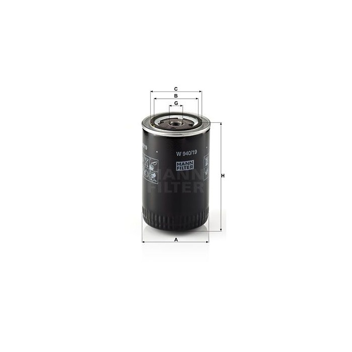 MANN-FILTER Kraftstofffilter W940/19