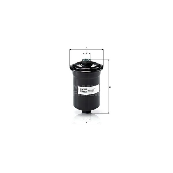 MANN-FILTER Kraftstofffilter WK614/11