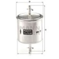 MANN-FILTER Kraftstofffilter WK79