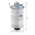 MANN-FILTER Kraftstofffilter WK842/12x