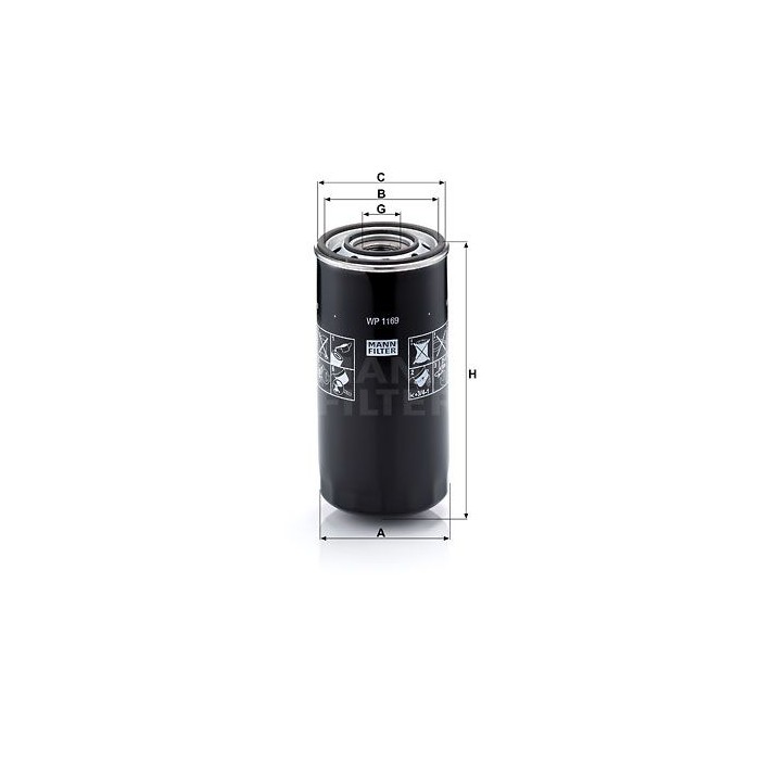 MANN-FILTER Ölfilter WP1169