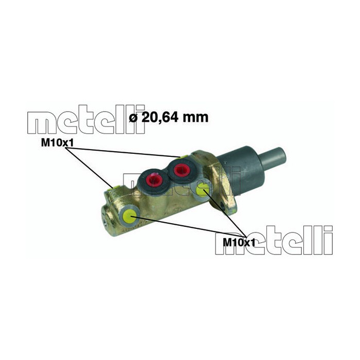 METELLI Hauptbremszylinder 05-0039