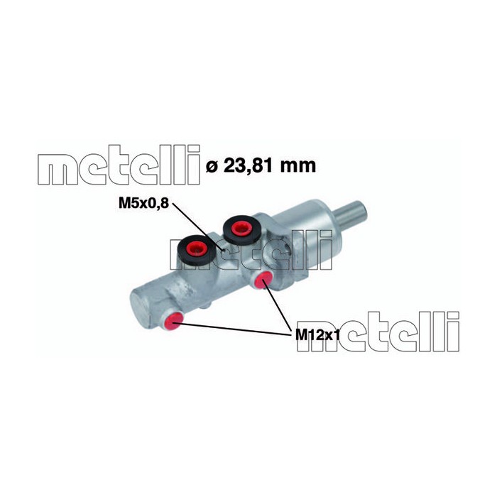 METELLI Hauptbremszylinder 05-0668