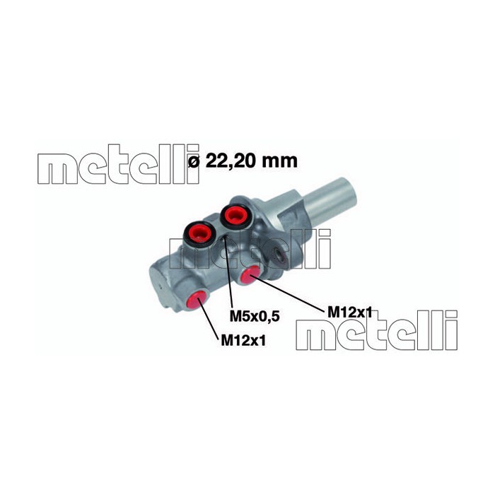 METELLI Hauptbremszylinder 05-0686